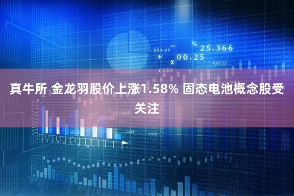 真牛所 金龙羽股价上涨1.58% 固态电池概念股受关注